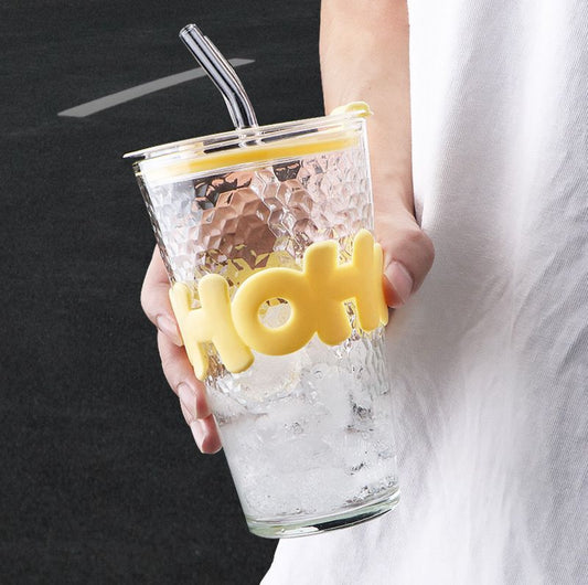 VASO VIDRIO CON SOBRETE 500ML