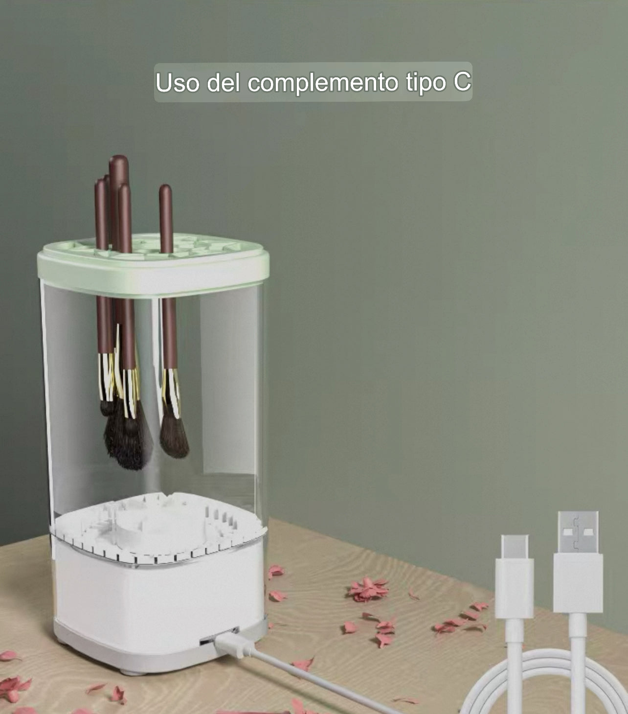 Limpiador De Pinceles Brochas Portátil