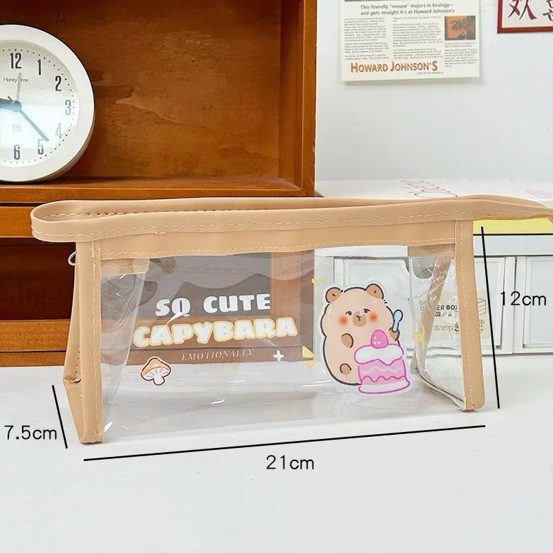 Cartuchera Capybara Pvc Porta Lapiceras Neceser