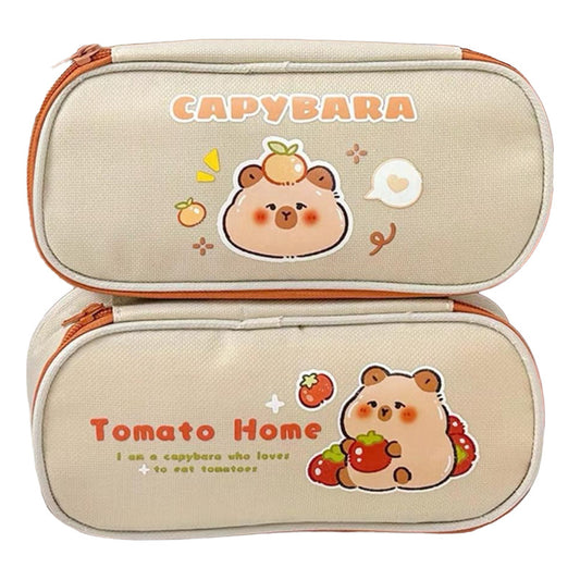 Cartuchera Capybara Porta Lapiceras Para Escolar