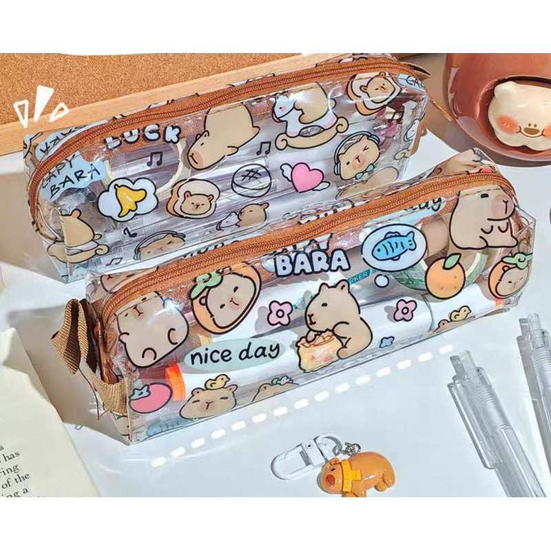 Capybara Cartuchera Pvc Porta Lapiceras