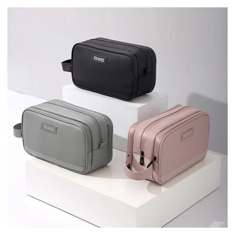 Neceser De Viaje Travel Organizador Gris Grandes