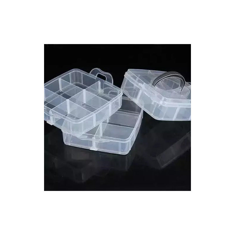 Caja Organizadora Tres Niveles Rosa