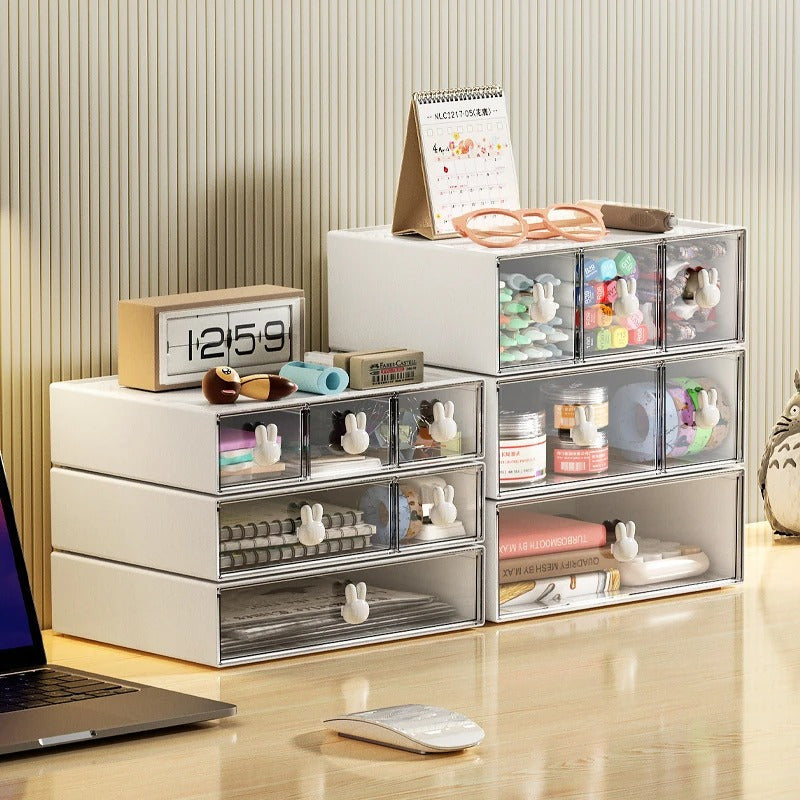 Organizador Escritorio Multiuso Apilable Conejo