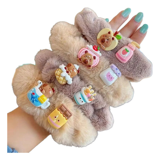 Scrunchies Capybara X12u Colita Capybara Surtido Capybara