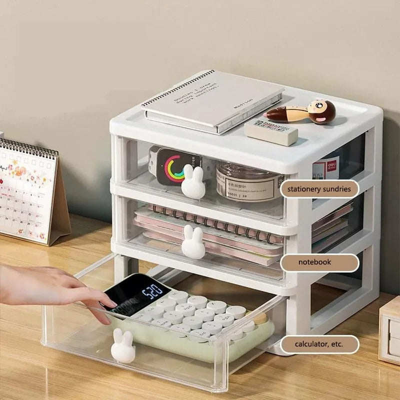 Cajonera Organizador Escritorio Conejito