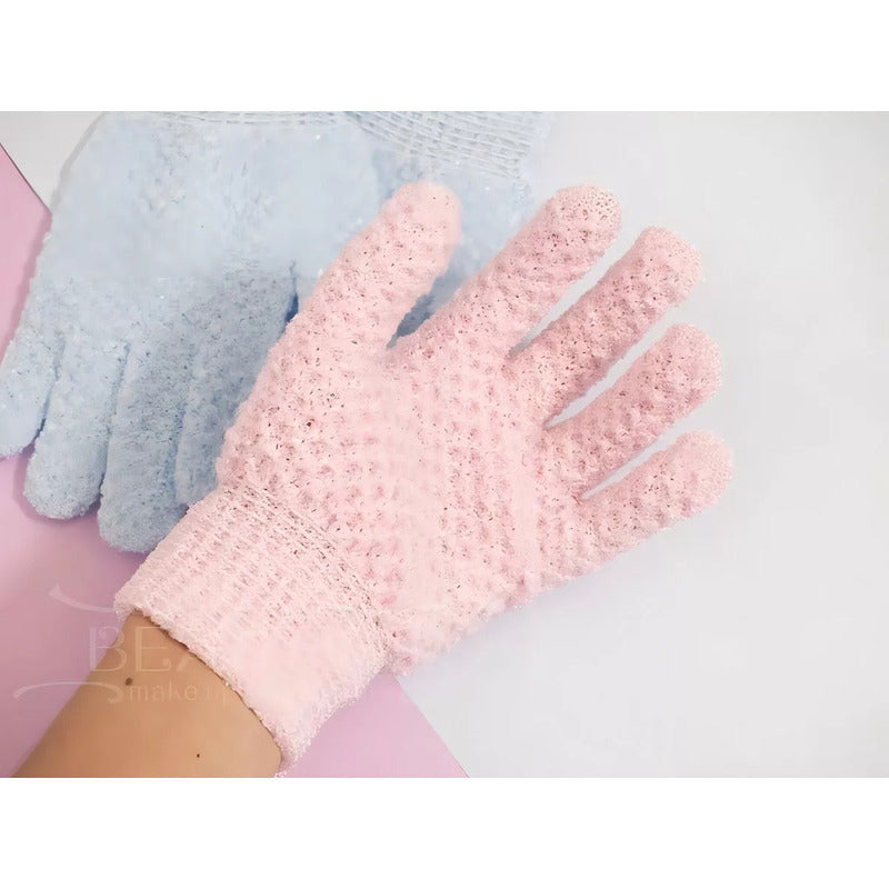 Par De Guantes Exofoliantes Corporales Baño Spa MELY