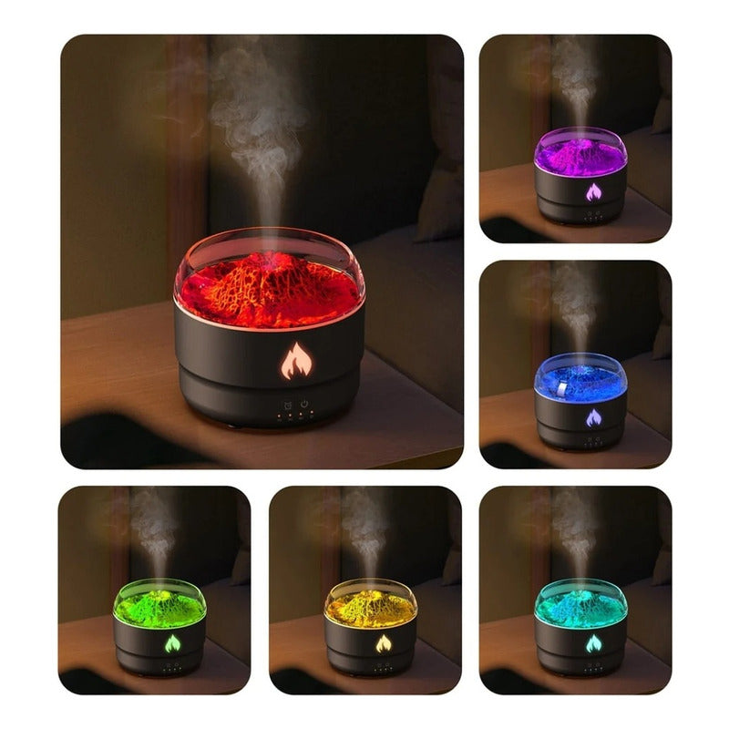 Humidificador Aromantizador Con Luz Blanco