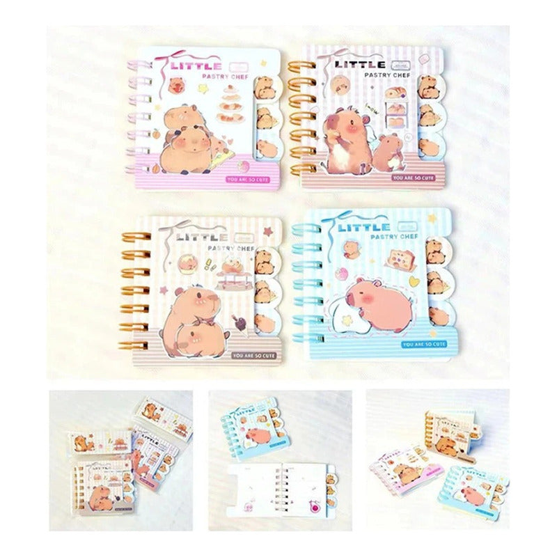 Mini Libreta Anillada Capybara