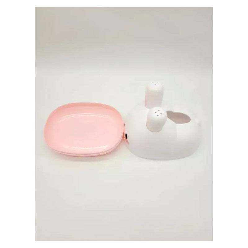 Box Porta Pañuelo Con Orejitas Organizadora Rabbit Cute Blanco