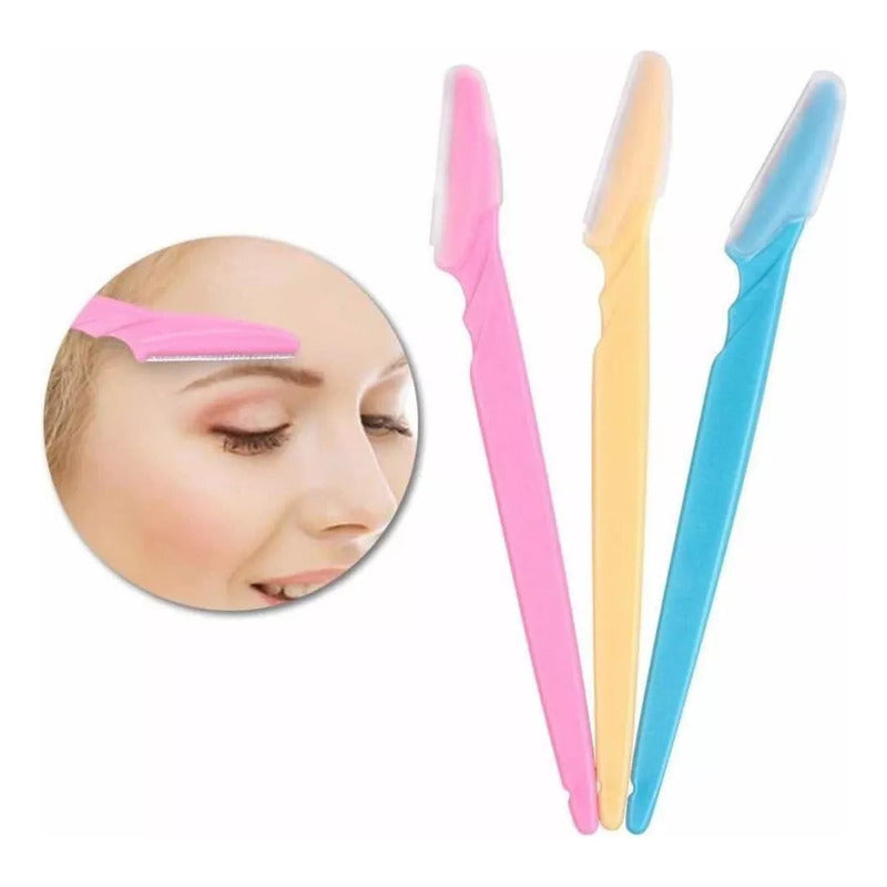Perfilador Cejas X3 Tineke Navaja Quita Vello Facial Depilador Blister 3 Unidades