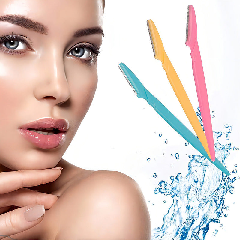 Perfilador Cejas X3 Tineke Navaja Quita Vello Facial Depilador Blister 3 Unidades