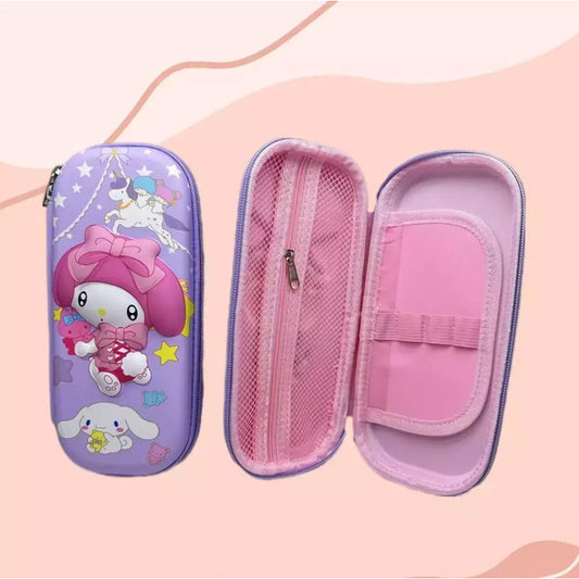 Cartuchera 3d Sanrio Kuromi Y Melody Lila Melody