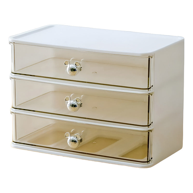 Organizador Escritorio De 3 Cajones Con Deco Oso