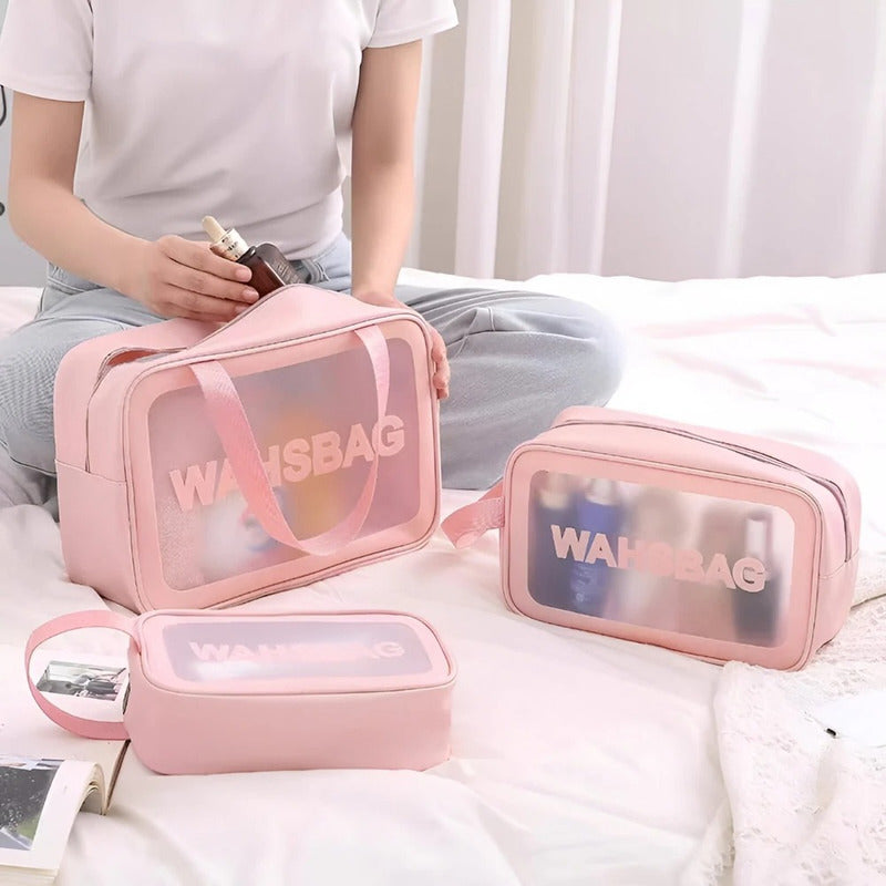 Set Portacosmetico Nesecer Washbag Para Viajes