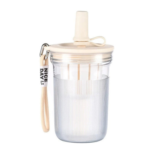 Vaso Acrílico Infusor 480ml Crema