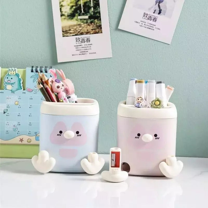 Organizador De Escritorio Porta Lapiceras Pinguino