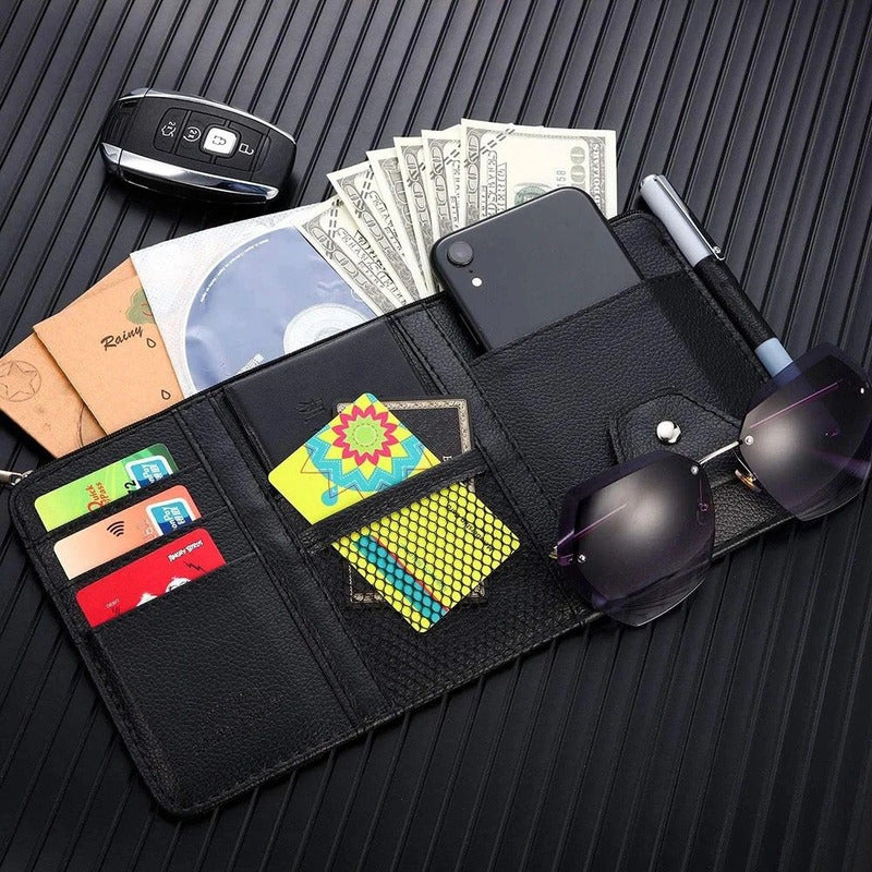 Organizador De Auto Para La Visera Multiuso