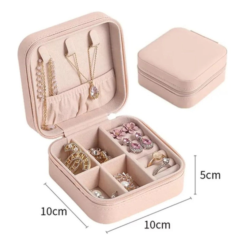 Alhajero Joyero Caja Organizador Joyas Anillos Y Accesorios