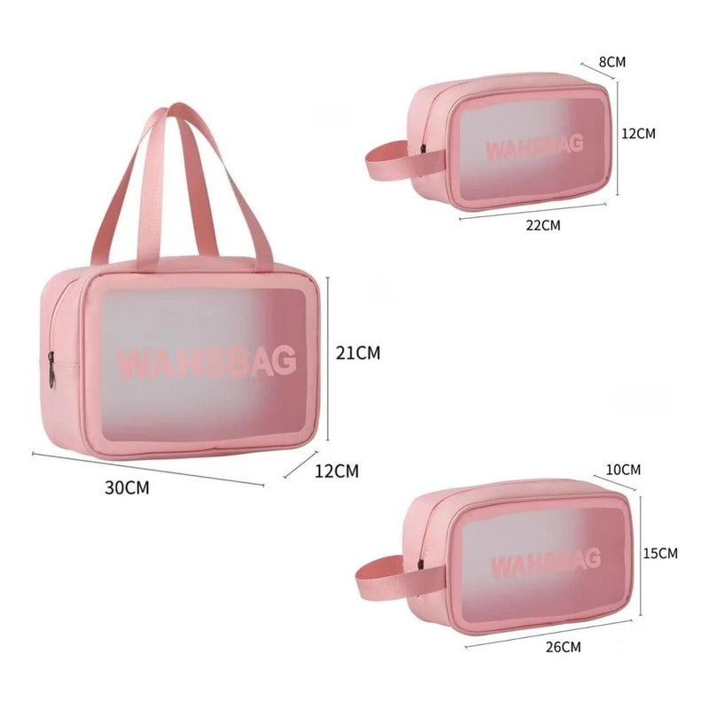 Set Portacosmetico Nesecer Washbag Para Viajes