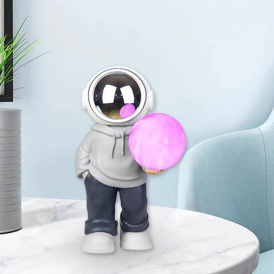 Parlantes Bluetooth Inalámbricos Astronauta Con Luz Nocturna