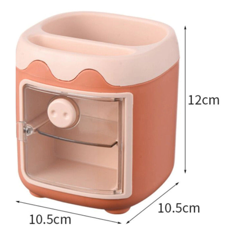 Porta Lapices Porky Cerdito Lapicero Organizador Kawaii