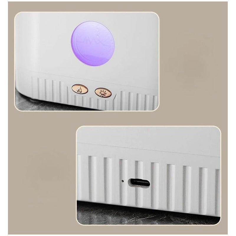 Humidificador Aromatizador Sal Himalaya Con Luz
