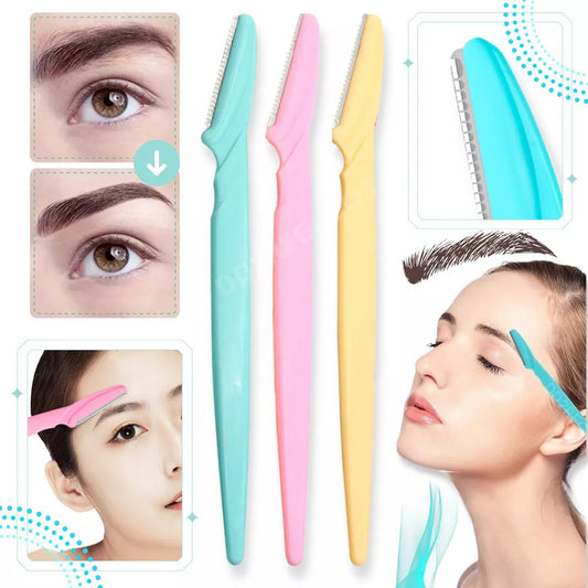 Pack x12 blister Perfilador Cejas X3 Tineke Navaja Quita Vello Facial Depilador