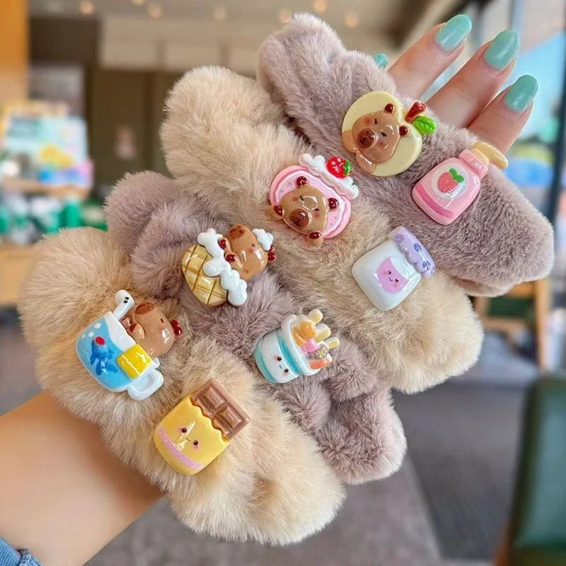 Scrunchies Capybara X12u Colita Capybara Surtido Capybara