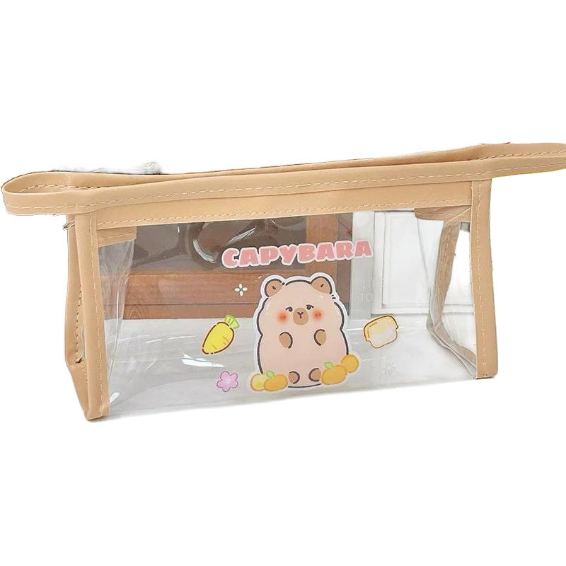 Cartuchera Capybara Pvc Porta Lapiceras Neceser