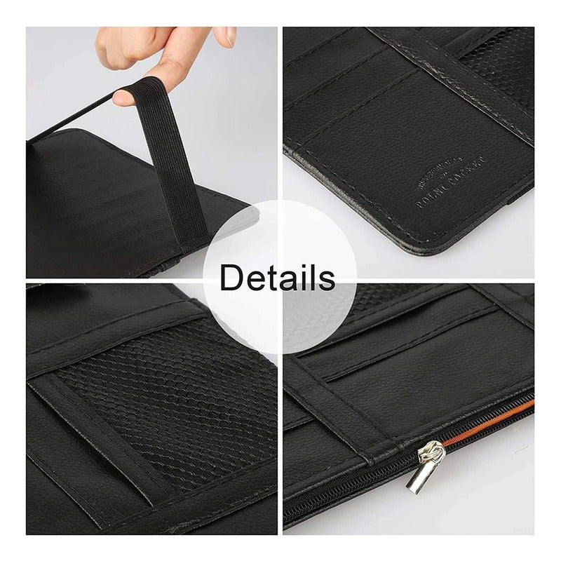 Organizador De Auto Para La Visera Multiuso