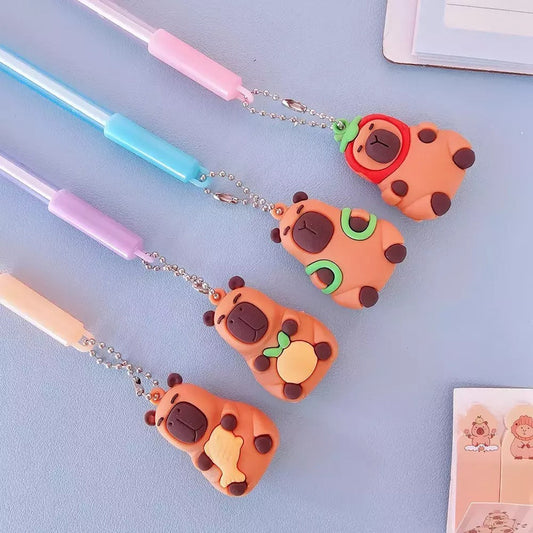 Lapicera Capybara Boligrafo Tinta Negra x 1u