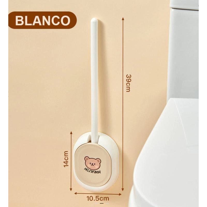 Escobilla Limpia Inodoro De Pared Heild Fanda Blanco