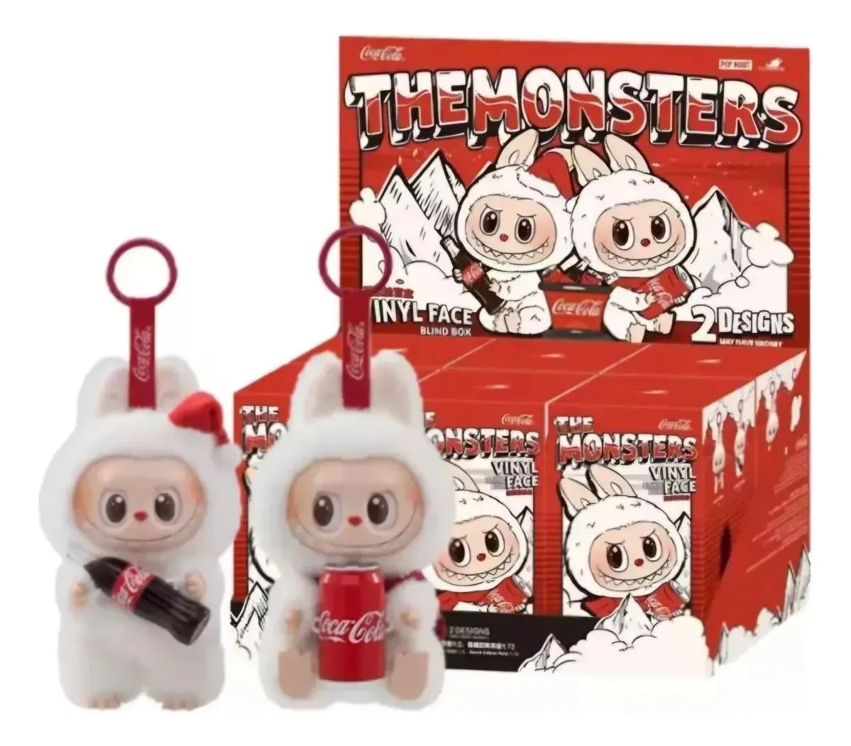 Peluche Labubu Llavero Sorpresa Excelente Calidad Labubu Cocacola