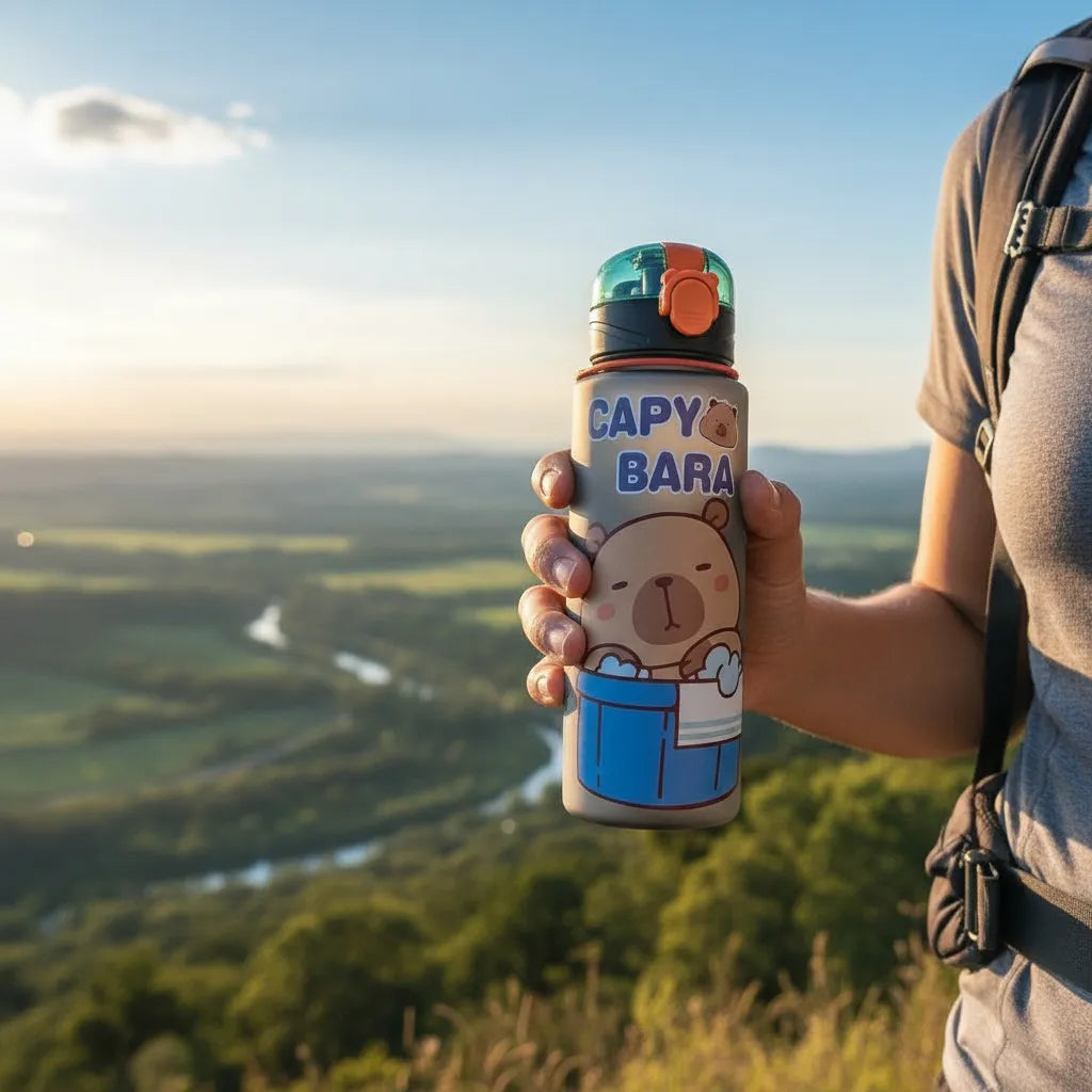Botella Plastico Matte Capybara 700ml
