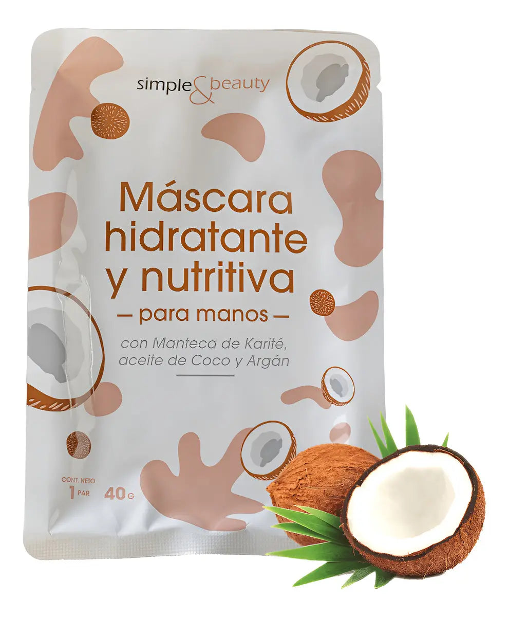 Mascara Hidratante Y Nutritiva Para Manos Simple & Beauty
