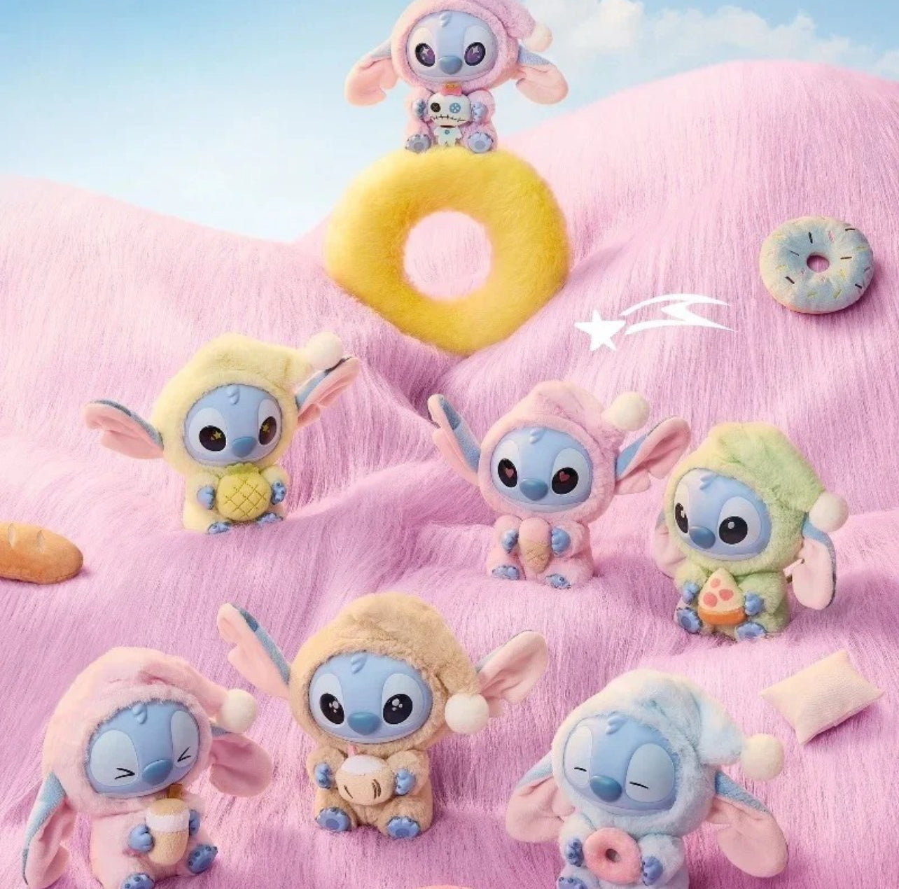 STITCH LLAVERO PELUCHE CAJA SORPRESA