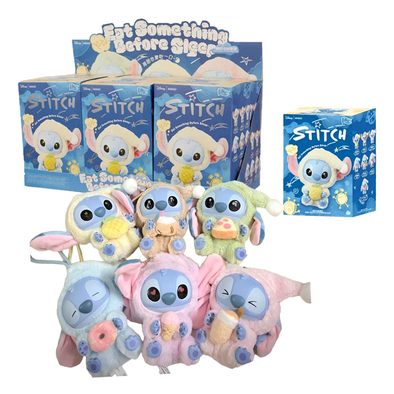 STITCH LLAVERO PELUCHE CAJA SORPRESA
