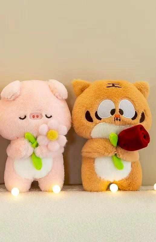 Chancho/Tigre Con Flor 20cm