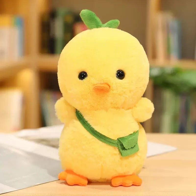 Peluche Patito con cartera 23cm