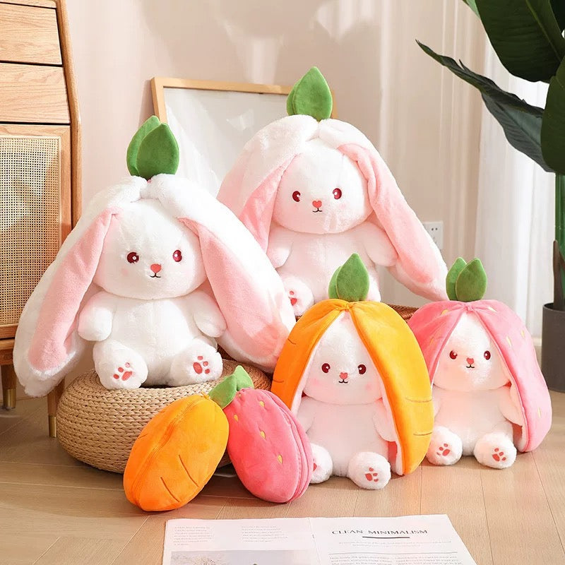 Peluche Conejo Frutilla 2 in1