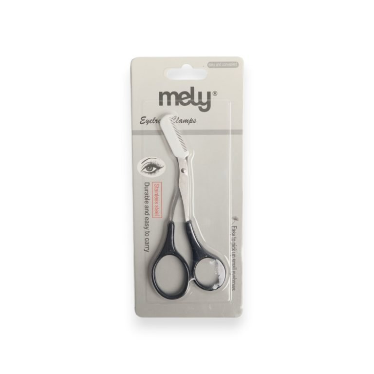 TIJERA CON PEINE PARA CEJAS MELY EXCELENTE CALIDA