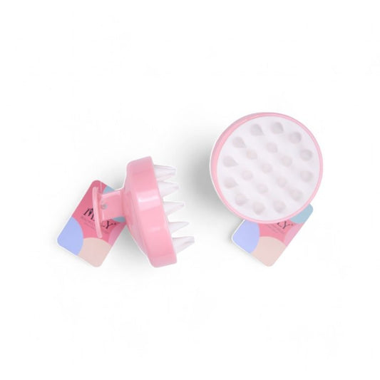 CEPILLO MASAJEADOR DE SILICONA REDONDO COLORES SURTIDOS