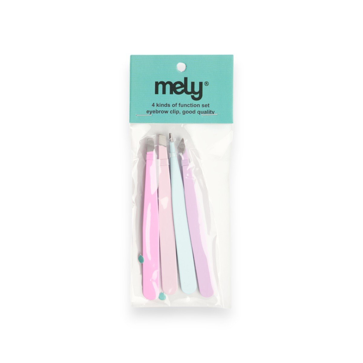 SET DE PINZAS MULTIFUNCIÓN X4PCS COLORES PASTEL MELY