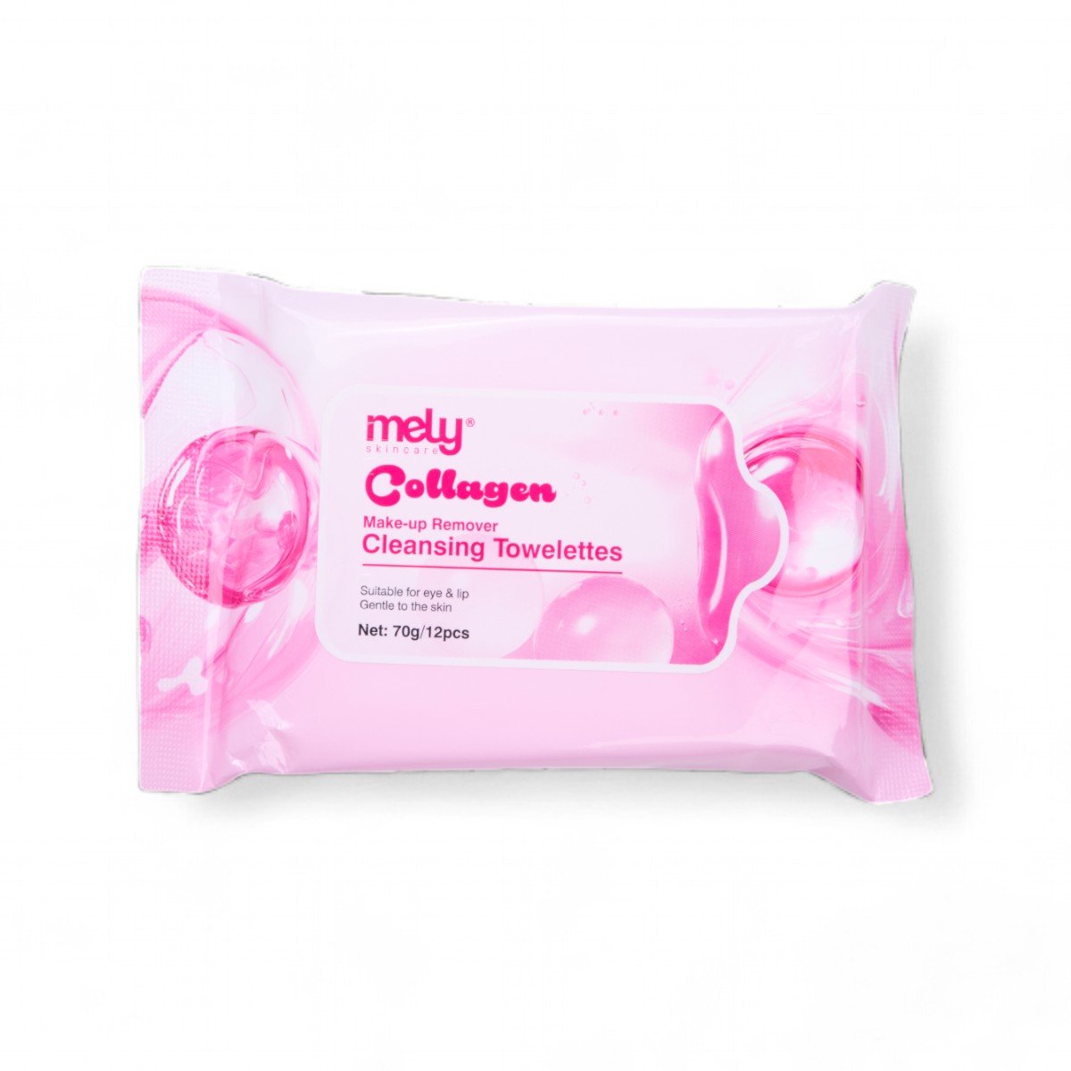 COLLAGEN MAKE-UP REMOVER CLEANSING TOWELETTES 70G MELY