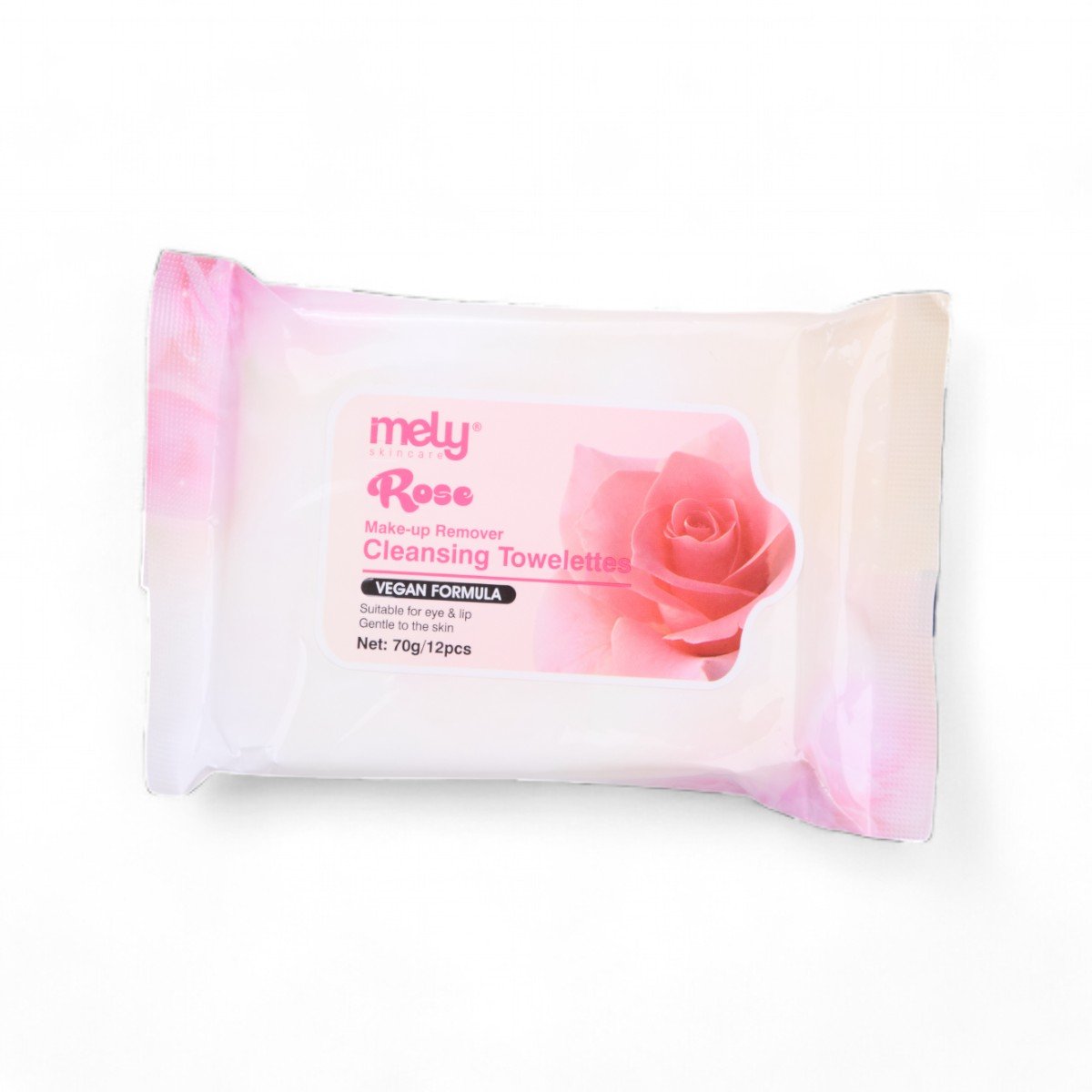 ROSE MAKE-UP REMOVER CLEANSING TOWELETTES 70G MELY