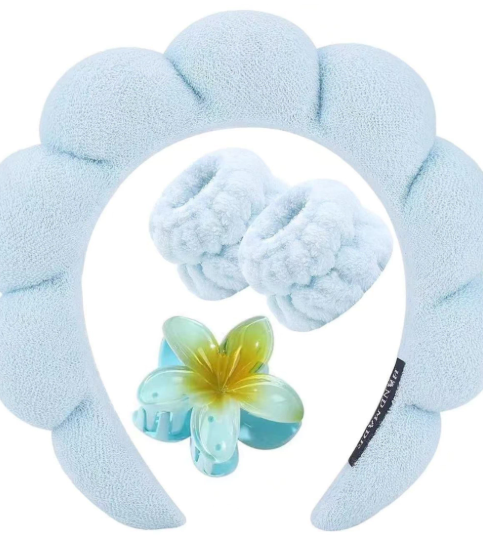 Set de Vincha + Broche + Muñequera