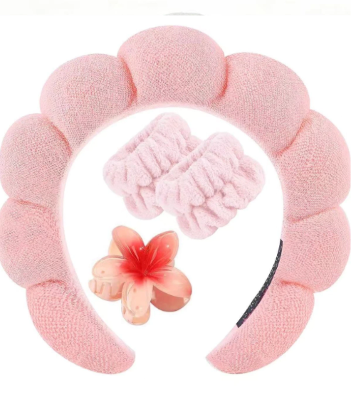 Set de Vincha + Broche + Muñequera