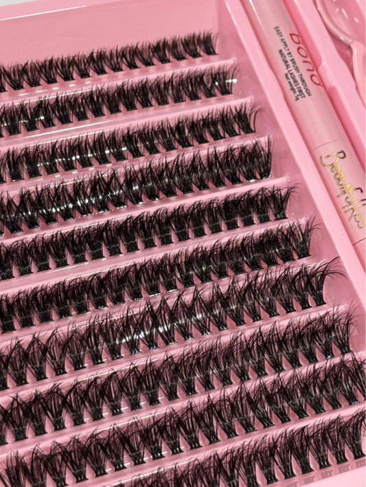 Kit Extensiones De Pestañas Cluster VALUE