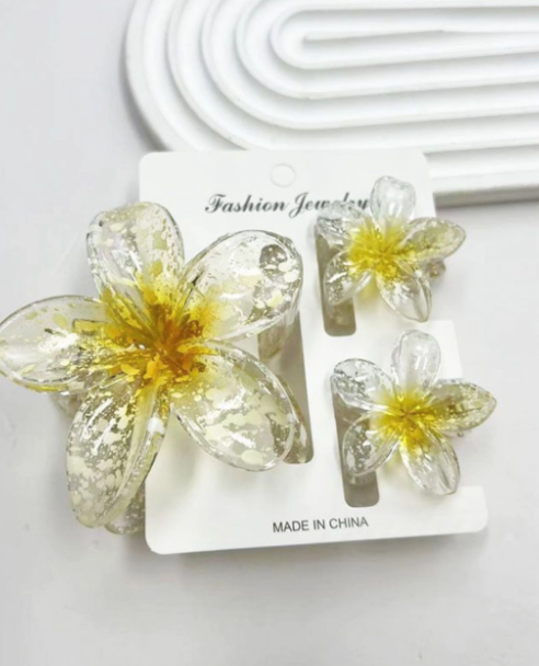 Pack x12 Blister Broches Hawaiian Glitter x3 pcs